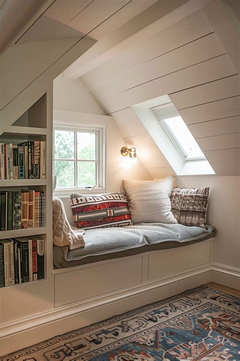 Creating a Reading Nook in Attic Bedroom