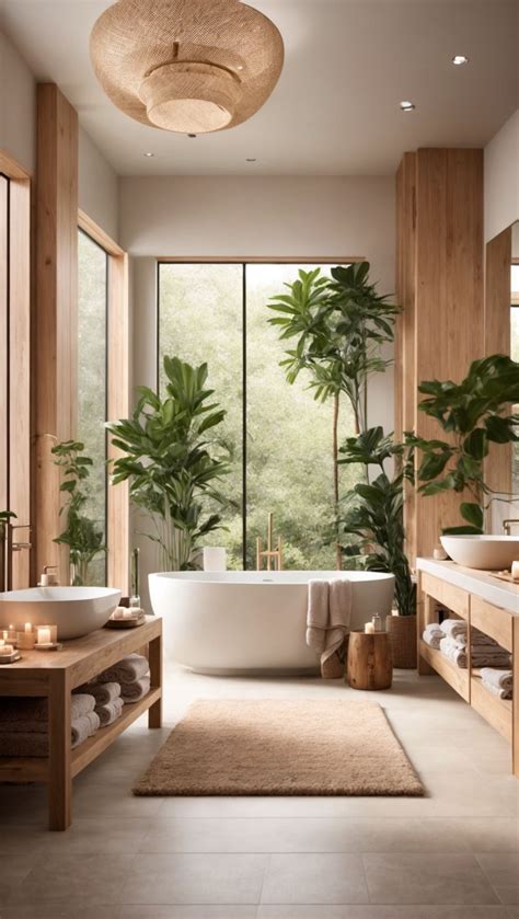 Creating a spa-like atmosphere in bathroom