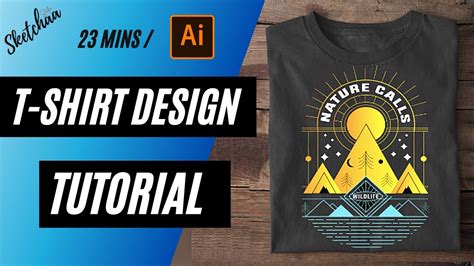 Design a T Shirt in Adobe Illustrator YouTube