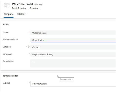 Email Templates in Dynamics 365 Marketing