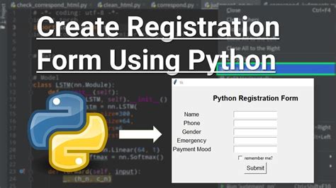 creating forms with python