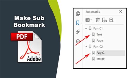 Creating Sub Bookmarks In Adobe