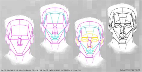 Creating the planes of the face