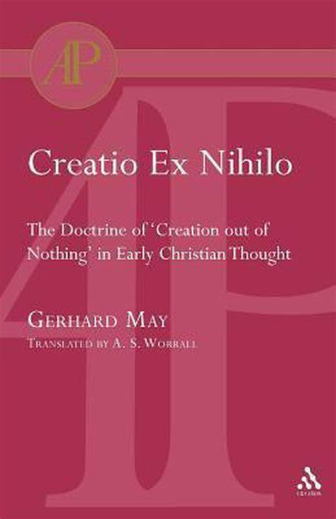 Articles Creatio Ex Nihilo Significato Latest