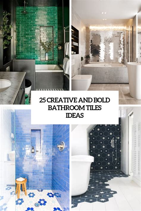 25 Creative And Bold Bathroom Tiles Ideas DigsDigs