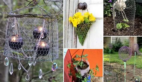 25 Absolutely Amazing DIY Chicken Wire Projects For The Garden