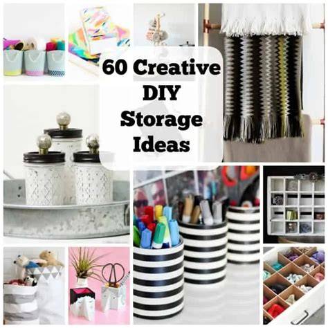 creative DIY storage cool tones