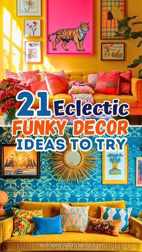 creative DIY storage eclectic decor