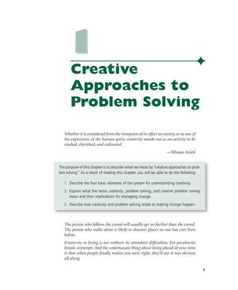 creative approaches to problem solving pdf
