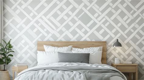 Creative Bedroom Wall Stencils Design