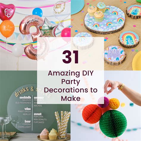 creative birthday decor DIY kit version