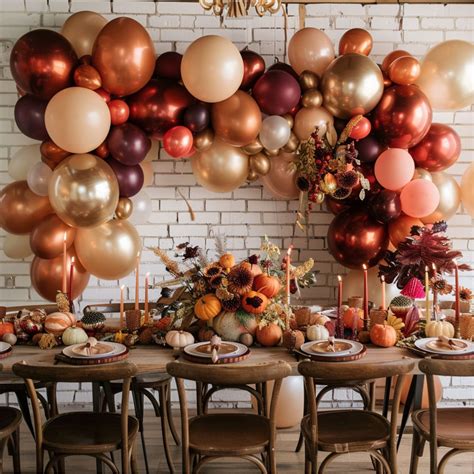 creative birthday decor for fall unique  festive ideas