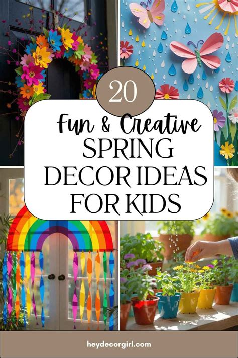 creative birthday decor for spring
