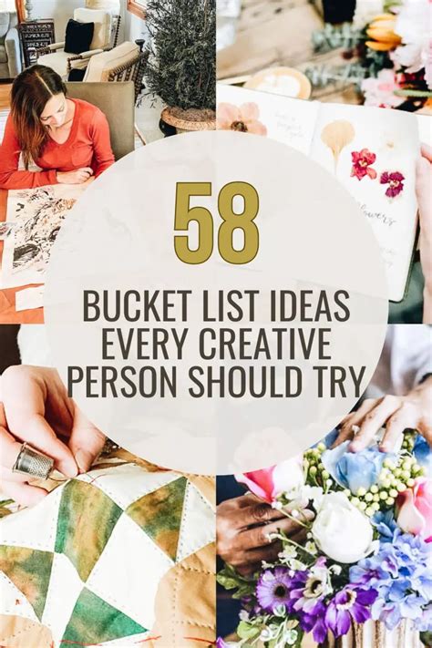 Creative Bucket List