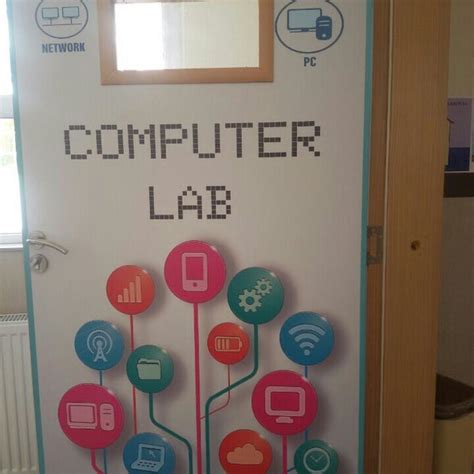 Creative Computer Lab Door Decoration Ideas
