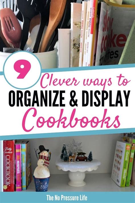 Creative Cookbook Storage