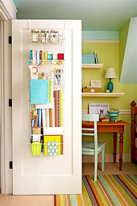creative door decor for small spaces