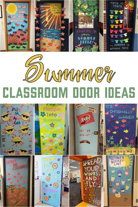 creative door decor for summer