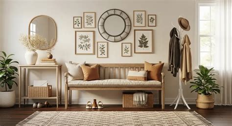 creative entryway decor using paper