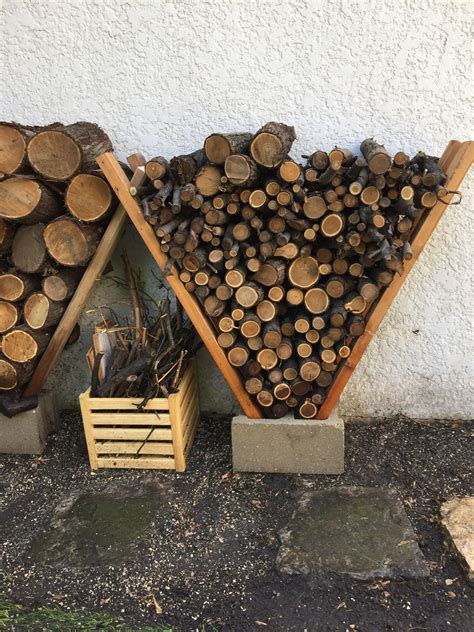 15 Fabulous Firewood Rack & Storage Ideas! Diy backyard, Backyard