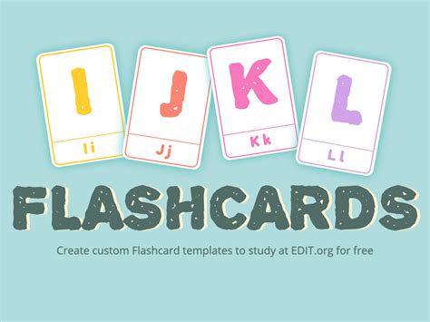 creative flashcard designs