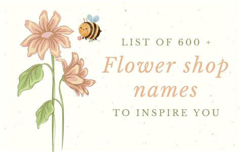 Creative Flower Shop Names