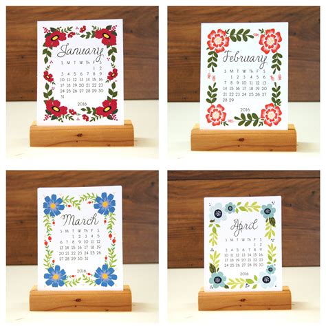 Creative Handmade Calendar Ideas