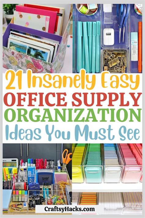 Creative Office Supply Ideas