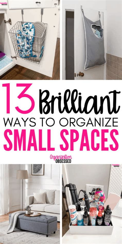 creative organization ideas for small spaces