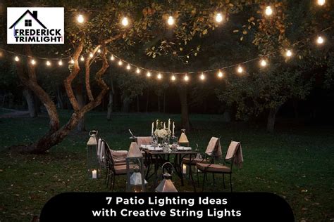 Creative Patio Lighting