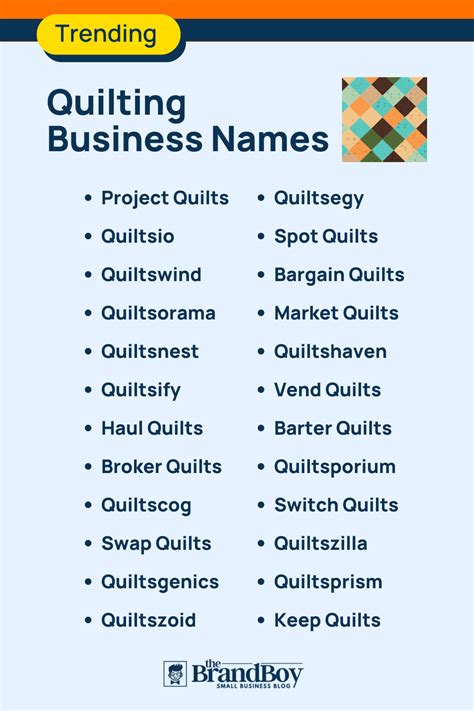 Creative Quilt Names
