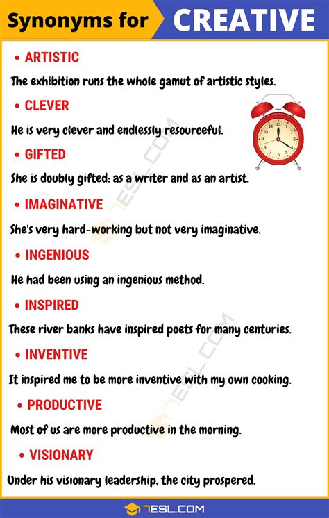 7 Creative Thinking Synonyms