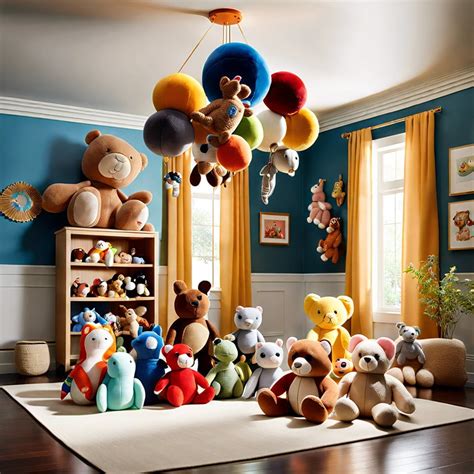 creative ways to display stuffed animals