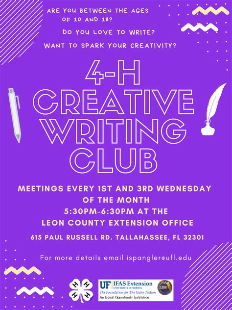 creative writing clubs near me online