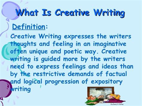 creative writing definition and purpose