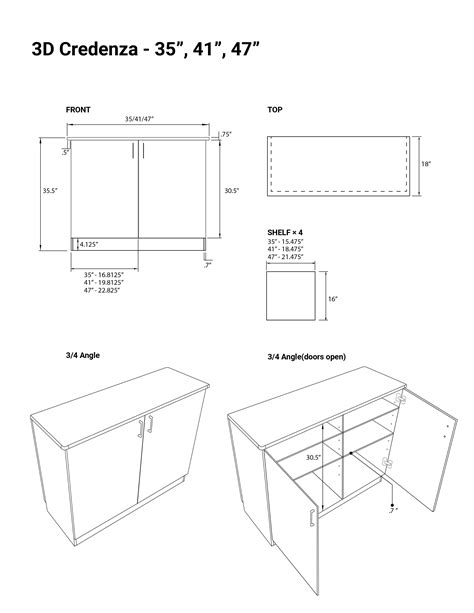 Credenza Technical Definition