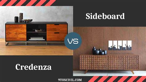 Credenza Vs A Console