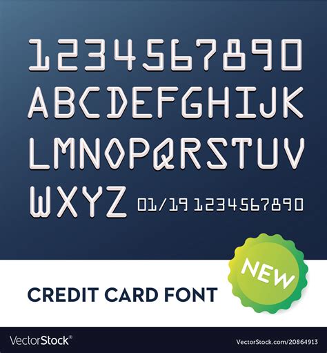 Credit Card Regular Font Free Download