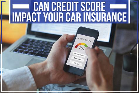 credit score impact on auto insurance