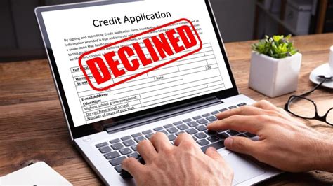 credit card application declined