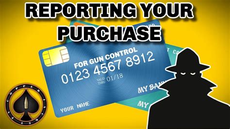 credit card companies reporting gun sales