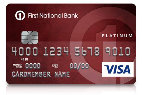 credit card first national bank