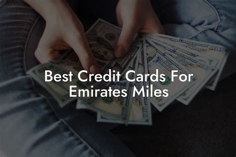 credit cards for emirates miles