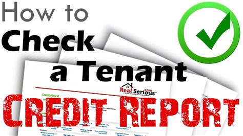 credit reports for landlords and renters