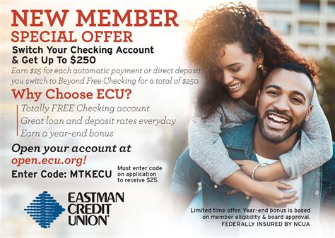 credit union new account promotions