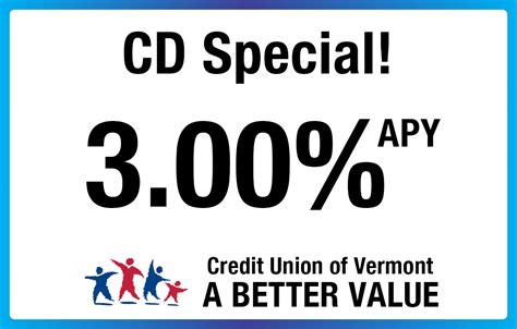 credit union of vermont cd rates