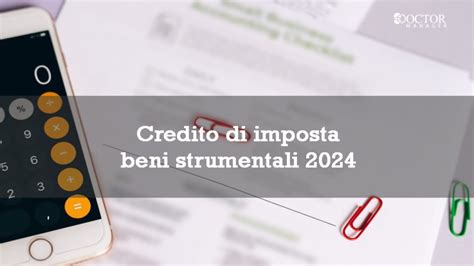 crediti di imposta beni strumentali 2023