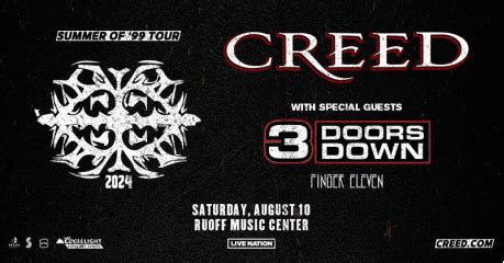 creed and 3 doors down concert
