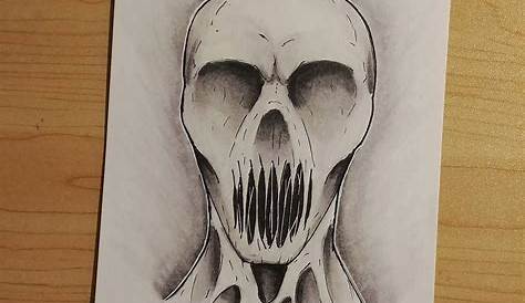 Creepy Drawings at PaintingValley.com | Explore collection of Creepy