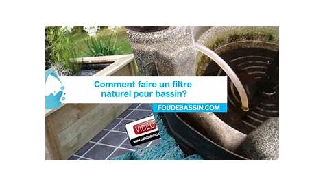 Creer Un Filtre Naturel Pour Bassin Schema Bidon Filtration Pompe